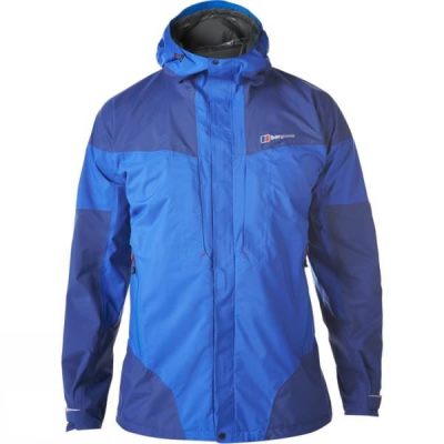 Chaquetas Berghaus Light Trek Hydroshell Hombre - Azules Oscuro / Azules - Chile XDB791358